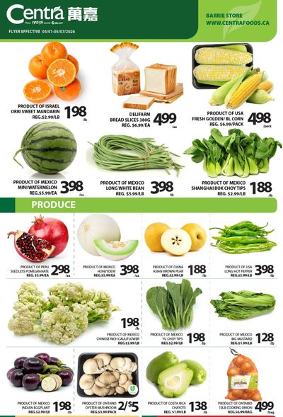 Centra Foods (Barrie) Flyer May 1 to 7