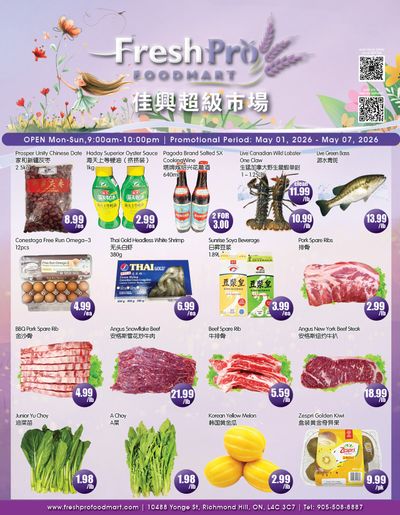 FreshPro Foodmart (Richmond Hill) Flyer May 1 to 7