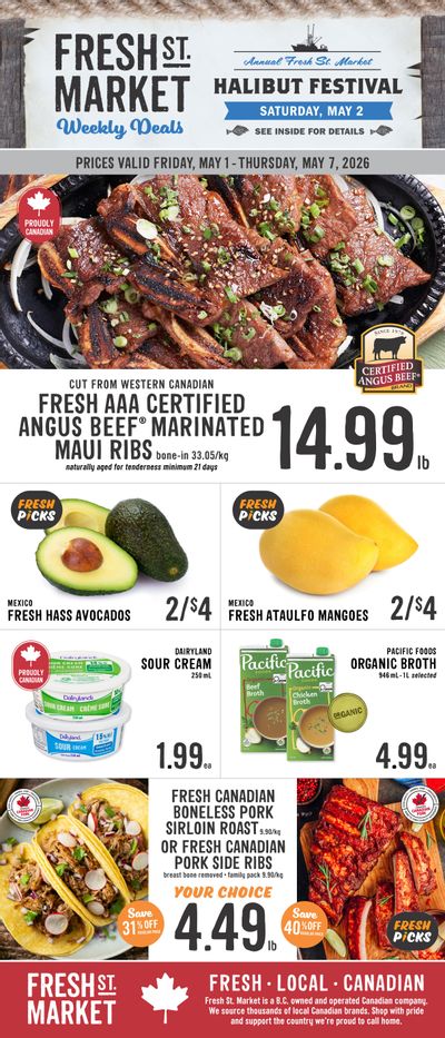 Fresh St. Market Flyer May 1 to 7