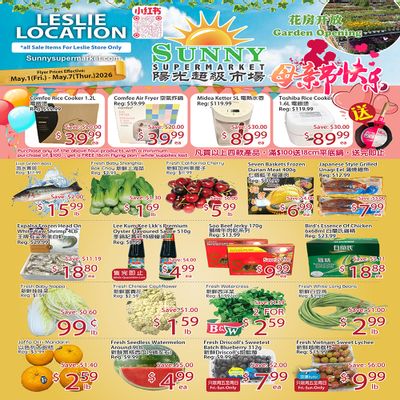 Sunny Supermarket (Leslie) Flyer May 1 to 7