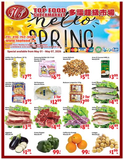 Top Food Supermarket Flyer May 1 to 7