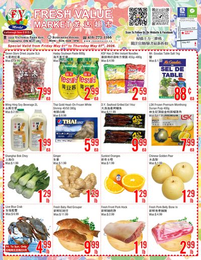 Fresh Value (Scarborough) Flyer May 1 to 7