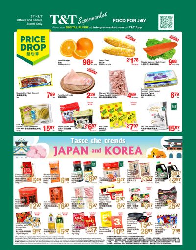 T&T Supermarket (Ottawa & Kanata) Flyer May 1 to 7