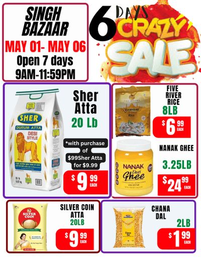 Singh Bazaar Flyer May 1 to 6