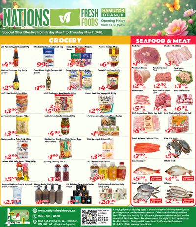 Nations Fresh Foods (Hamilton) Flyer May 1 to 7