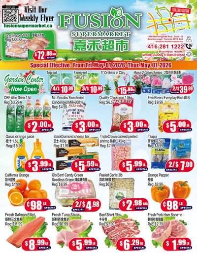 Fusion Supermarket (Scarborough) Flyer May 1 to 7