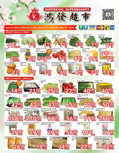 Superking Supermarket (North York) Flyer May 1 to 7