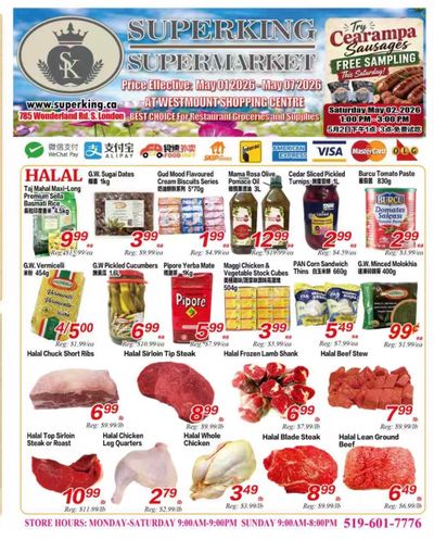 Superking Supermarket (London) Flyer May 1 to 7