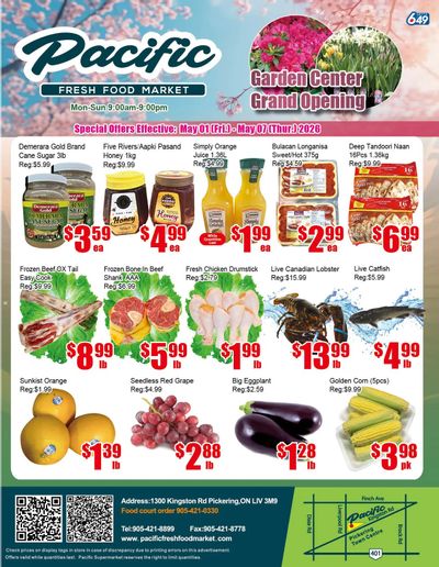 Pacific Fresh Food Market (Pickering) Flyer May 1 to 7