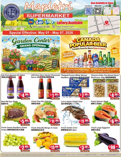 Mapletri Supermarket Flyer May 1 to 7