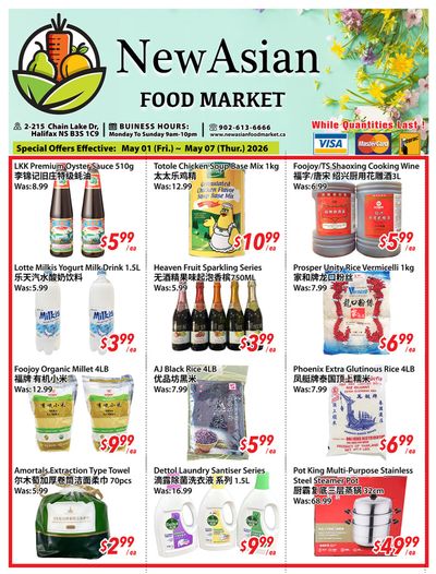 New Asian Food Market Flyer May 1 to 7