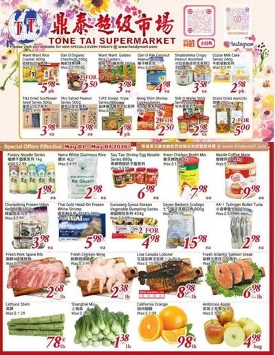 Tone Tai Supermarket Flyer May 1 to 7