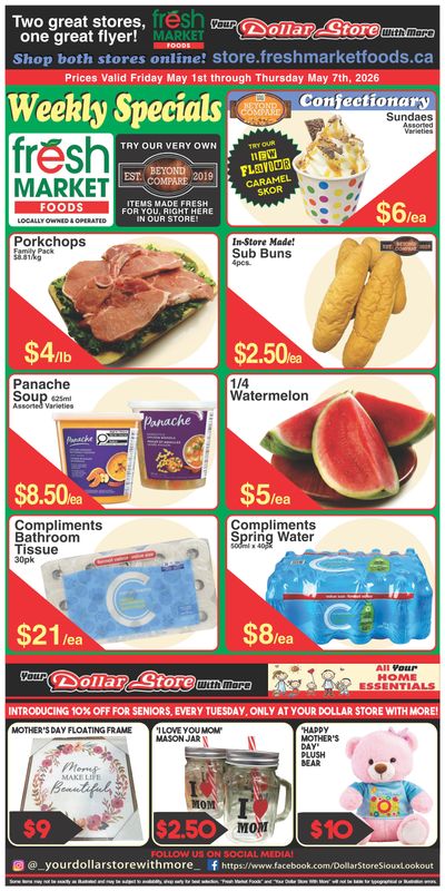Fresh Market Foods Flyer May 1 to 7