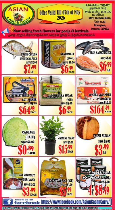 Asian Cash & Carry Flyer May 1 to 7