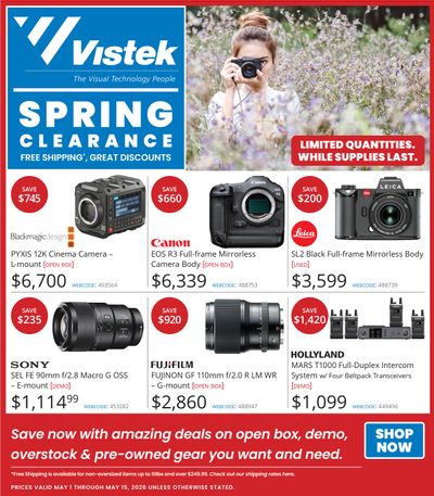 Vistek Flyer May 1 to 15