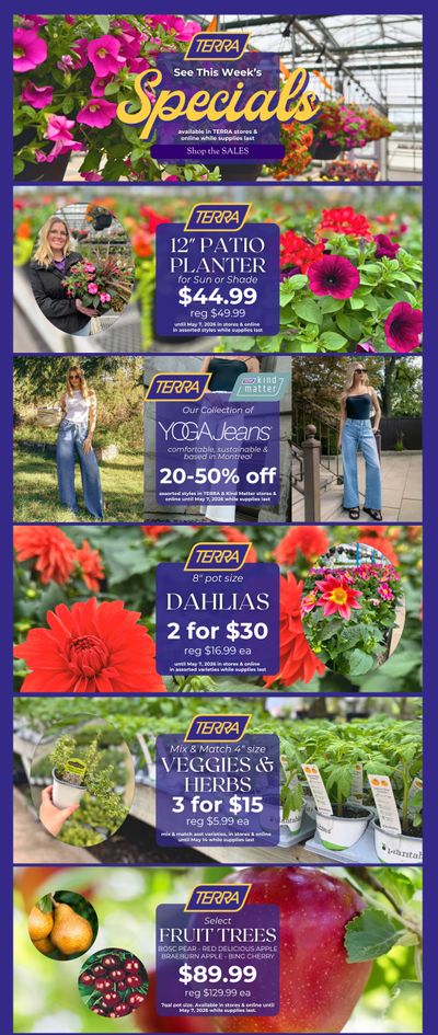 Terra Greenhouses Flyer May 1 to 7