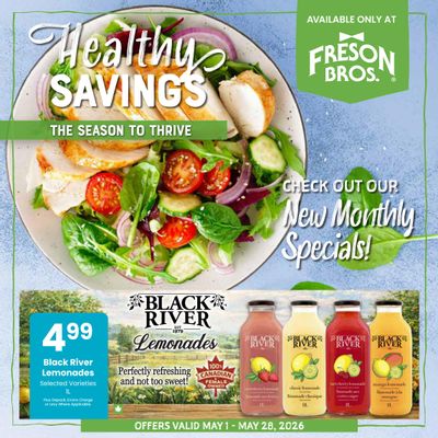 Freson Bros. Healthy Essentials Flyer May 1 to 28