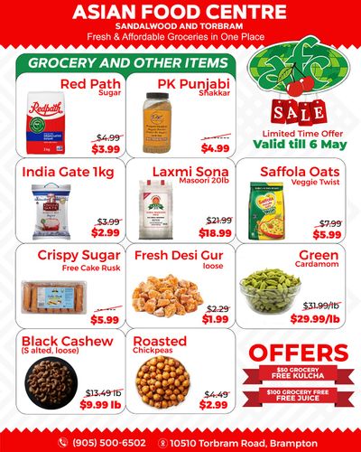 Asian Food Centre (Torbram Rd.) Flyer April 30 to May 6