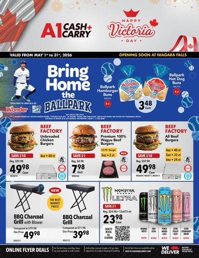 A-1 Cash and Carry Flyer May 1 to 31