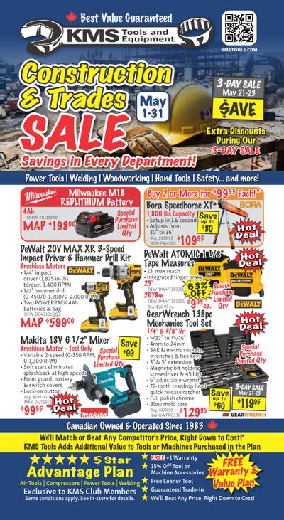 KMS Tools and Equipment Flyer May 1 to 31
