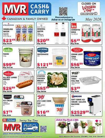 MVR Cash and Carry Flyer May 1 to 31