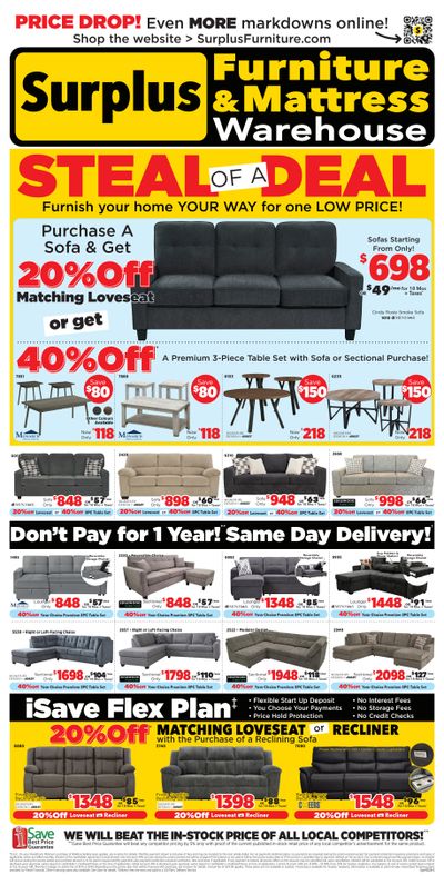 Surplus Furniture & Mattress Warehouse (Sydney) Flyer May 4 to 17
