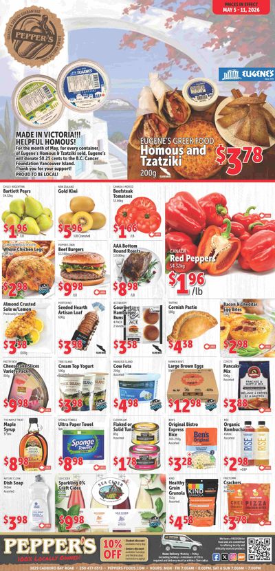 Pepper's Foods Flyer May 5 to 11