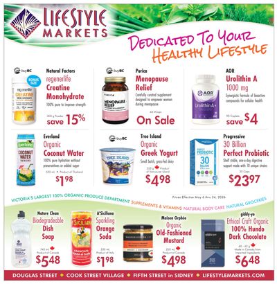Lifestyle Markets Flyer May 6 to 24