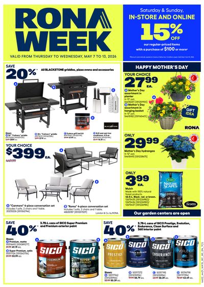 Rona & Rona+ (BC) Flyer May 7 to 13