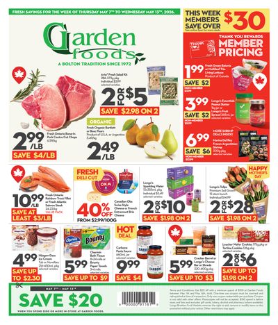 Garden Foods Flyer May 7 to 13