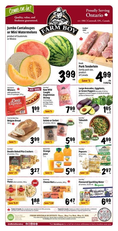 Farm Boy Flyer May 7 to 13