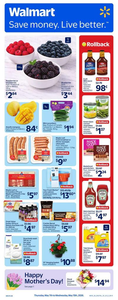 Walmart (Atlantic) Flyer May 7 to 13