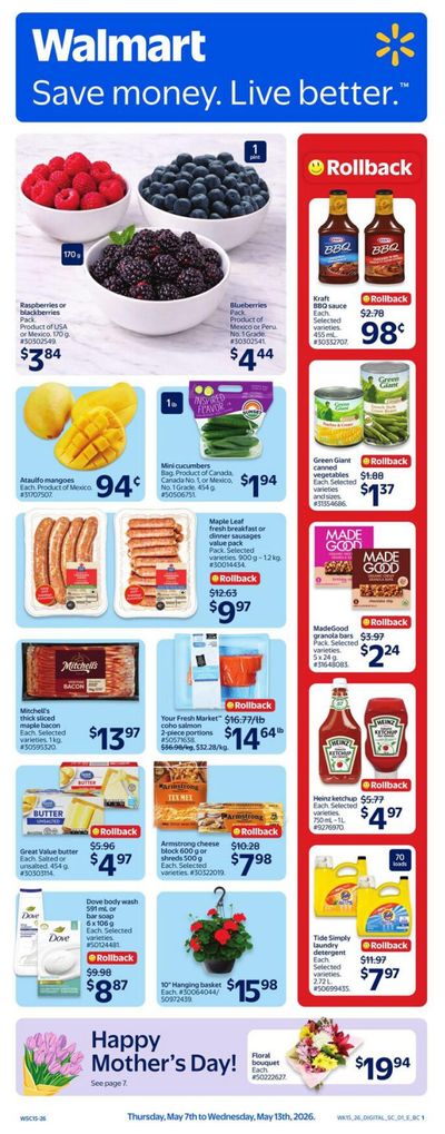 Walmart (West) Flyer May 7 to 13