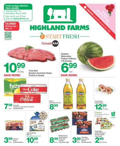 Highland Farms Flyer May 7 to 20