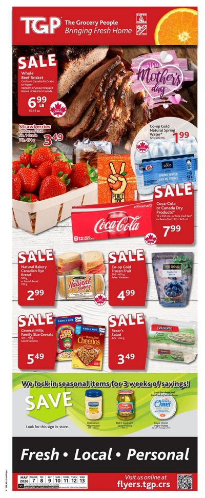TGP The Grocery People Flyer May 7 to 13