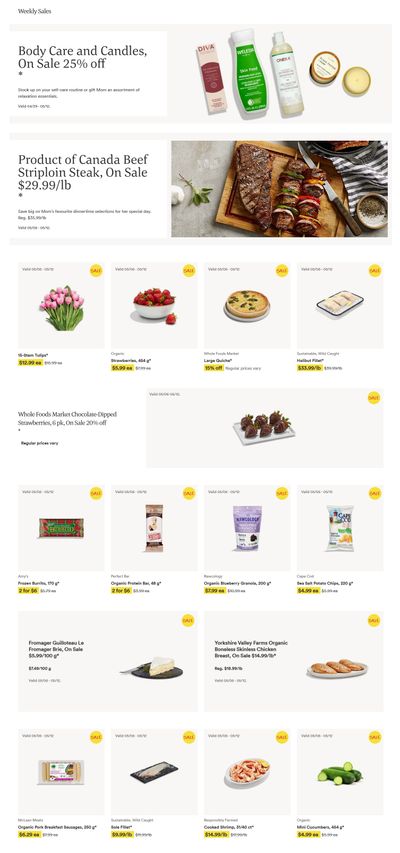 Whole Foods Market (ON) Flyer May 6 to 12