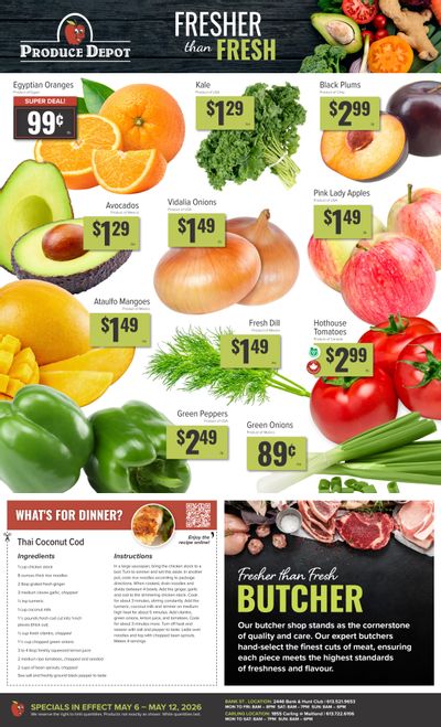 Produce Depot Flyer May 6 to 12
