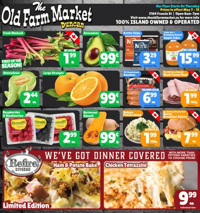 The Old Farm Market (Duncan) Flyer May 7 to 13