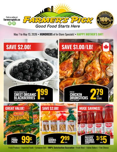 Farmer's Pick Flyer May 7 to 13