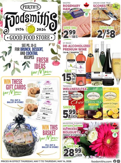 Foodsmiths Flyer May 7 to 14