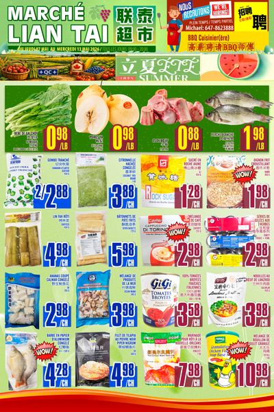 Marche Lian Tai Flyer May 7 to 13