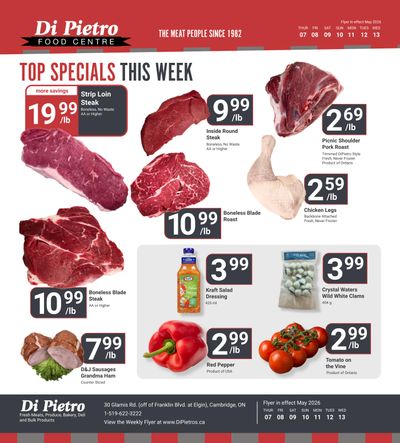 Di Pietro Food Centre Flyer May 7 to 13