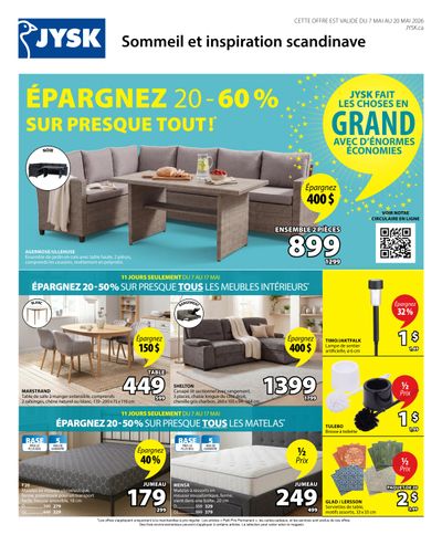 JYSK Flyer May 7 to 20