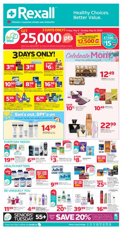 Rexall (ON) Flyer May 8 to 14