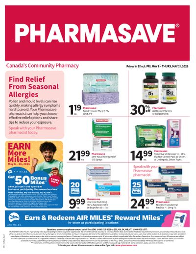 Pharmasave (Atlantic, ON, West) Flyer May 8 to 21