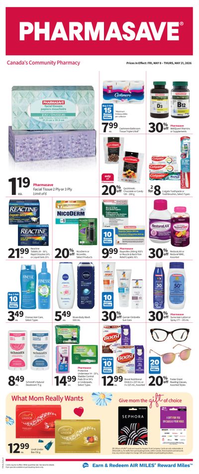 Pharmasave (ON) Flyer May 8 to 21