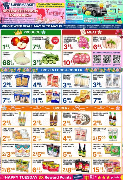 88 Supermarket Flyer May 7 to 13
