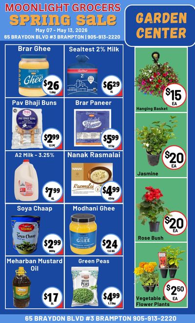 Moonlight Grocers Flyer May 7 to 13