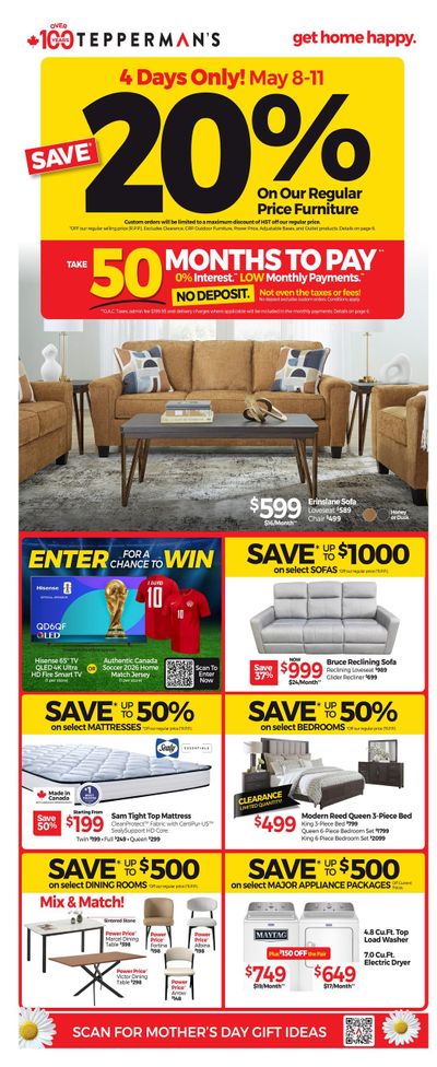 Tepperman's Flyer May 8 to 14