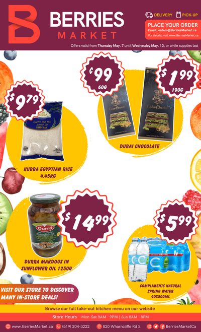 Berries Market Flyer May 7 to 13